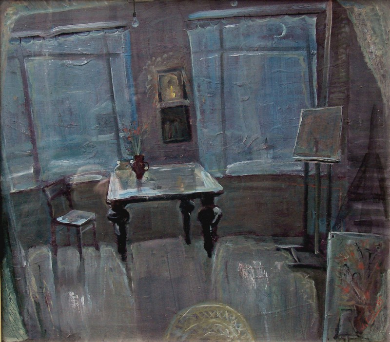 И. Сухов. Вечер в мастерской. 1995 г. Муромский музей